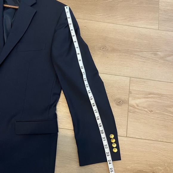 Wool Polo Ralph Lauren Navy Blazer Size 38R - Picture 4 of 8